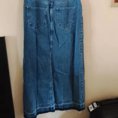 👒🎉 MANGO Neuf avec étiquette Taille 38 Jupe longue mid waist  en jean NP 49 e 👒🎉